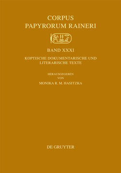 Koptische dokumentarische und literarische Texte von Hasitzka,  Monika R. M.