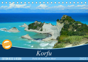 Korfu, Perle im Ionischen Meer (Tischkalender 2023 DIN A5 quer) von Vogel,  Carmen