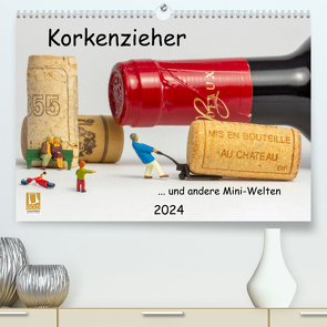 Korkenzieher … und andere Mini-Welten (hochwertiger Premium Wandkalender 2024 DIN A2 quer), Kunstdruck in Hochglanz von Bogumil,  Michael