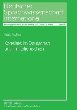 Korrelate im Deutschen und im Italienischen von Mollica,  Fabio