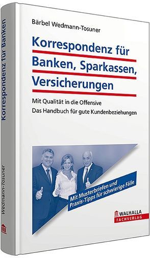 Korrespondenz für Banken, Sparkassen, Versicherungen von Wedmann-Tosuner,  Bärbel