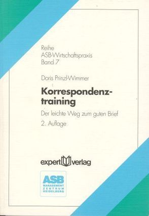 Korrespondenztraining von Prinzl-Wimmer,  Doris