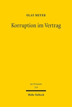 Korruption im Vertrag von Meyer,  Olaf