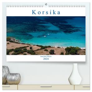 Korsika – Insel des Glücks (hochwertiger Premium Wandkalender 2024 DIN A2 quer), Kunstdruck in Hochglanz von strandmann@online.de,  strandmann@online.de