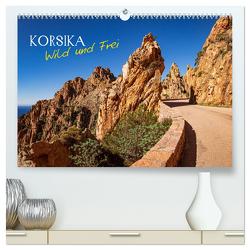 Korsika Wild und Frei (hochwertiger Premium Wandkalender 2024 DIN A2 quer), Kunstdruck in Hochglanz von Malms,  Emel