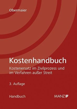 Kostenhandbuch von Obermaier,  Josef