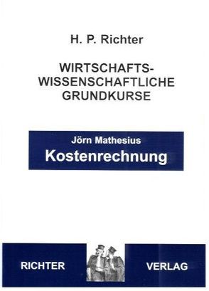 Kostenrechnung von Matthesius,  Joern