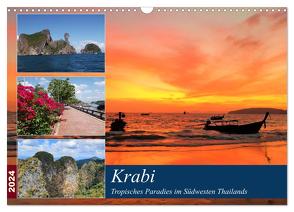 Krabi – Tropisches Paradies im Südwesten Thailands (Wandkalender 2024 DIN A3 quer), CALVENDO Monatskalender von Gillner,  Martin