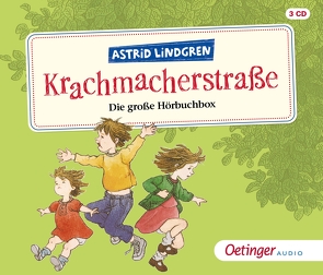 Krachmacherstraße. Die große Hörbuchbox von Dohrenburg,  Thyra, Fontanges,  Céline, Gustavus,  Frank, Kornitzky,  Anna-Liese, Landa,  Leonie, Lindgren,  Astrid, Moll,  Anne, Rieß,  Alexander, Wikland,  Ilon