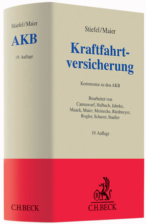 Kraftfahrtversicherung von Cannawurf,  Sieglinde, Halbach,  Dirk, Jahnke,  Jürgen, Maack,  Maike, Maier,  Karl, Meinecke,  Klaus-Friedrich, Riedmeyer,  Oskar, Rogler,  Jens, Schürer,  Ralf, Stadler,  Martin, Stiefel,  Ernst