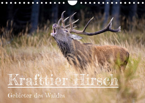 Krafttier Hirsch (Wandkalender 2022 DIN A4 quer) von Johann,  Schörkhuber