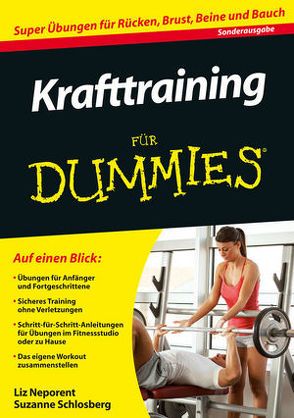 Krafttraining für Dummies von Neporent,  Liz, Schlosberg,  Suzanne