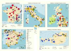 Kraftwerke und Verbundnetze in Europa. 14 Detailkarten europäischer Staaten mit insgesamt über 1000 Kraftwerken ab 100 MW sowie Höchstspannungsnetze. (CD-ROM) – Kartenset von Kuhs,  Gunter, Schneider,  Joerg