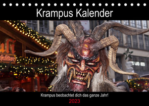 Krampus Kalender 2023 (Tischkalender 2023 DIN A5 quer) von Müller,  Christian