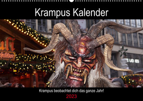 Krampus Kalender 2023 (Wandkalender 2023 DIN A2 quer) von Müller,  Christian