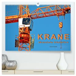 Krane – bärenstarke Arbeitstiere (hochwertiger Premium Wandkalender 2024 DIN A2 quer), Kunstdruck in Hochglanz von Roder,  Peter