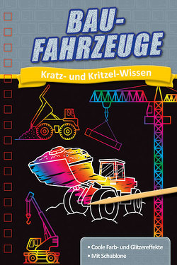 Kratzbuch: Baufahrzeuge