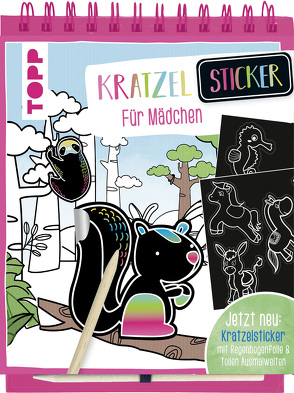 Kratzel-Stickerbuch für Mädchen von frechverlag