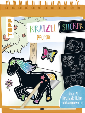 Kratzel-Stickerbuch Pferde von frechverlag