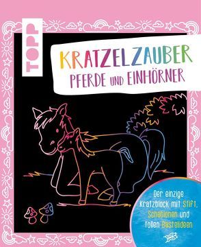 Kratzelzauber Pferde und Einhörner von frechverlag