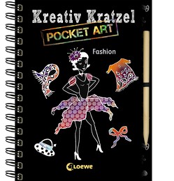 Kreativ-Kratzel Pocket Art: Fashion von Jäger,  Katja