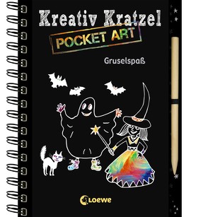 Kreativ-Kratzel Pocket Art: Gruselspaß von Schaalburg,  Bianca