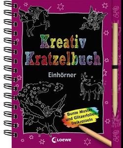 Kreativ-Kratzelbuch: Einhörner von Labuch,  Kristin