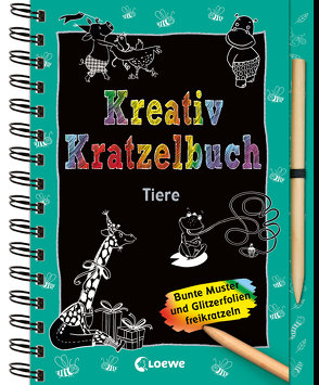 Kreativ-Kratzelbuch: Tiere von Jäger,  Katja