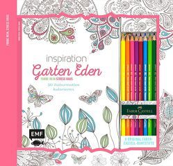 Kreativ-Set Farbe rein, Stress raus: Inspiration Garten Eden: 50 Naturmotive kolorieren von Edition Michael Fischer