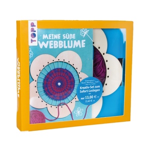 Kreativ-Set Meine süße Webblume (Buch + Material) von Heintzen,  Sabine