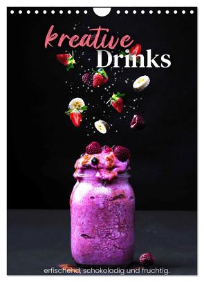 Kreative Drinks – erfrischend, schokoladig und fruchtig. (Wandkalender 2024 DIN A4 hoch), CALVENDO Monatskalender von SF,  SF