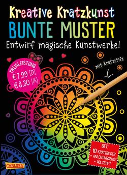 Kreative Kratzkunst: Bunte Muster von Poitier,  Anton