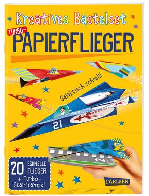 Kreatives Bastelset: Turbo-Papierflieger