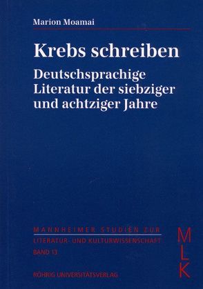 Krebs schreiben von Moamai,  Marion