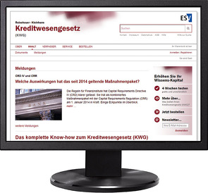 Kreditwesengesetz (KWG) – Jahresabonnement bei Kombibezug Print und Datenbank von Aberger,  Alexander, Albert,  Anja, Andrae,  Silvio, Becker,  Egon, Benna,  Ralf, Bitterwolf,  Manfred, Bitterwolf,  Sylvia, Brogl,  Frank A., Diener,  Frank, Eckner,  David, Esser,  Ingeborg, Fischbach,  Jonas, Geier,  Bernd, Glawischnig-Quinke,  Silke, Hahn,  Steffen, Hanten,  Mathias, Höpfner,  Birgit, Hoßdorf,  Mark, Kleinhans,  Joachim, Kunschke,  Dennis, Langweg,  Peter, Lehnhoff,  Jochen, Mailly,  Isabel, Mielk,  Holger, München,  Andrea, Reischauer,  Friedrich, Schaffelhuber,  Kai, Smit,  Matthias, Thelen-Pischke,  Hiltrud, Wehmeier,  Christina, Witte,  Andreas