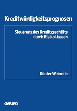 Kreditwürdigkeitsprognosen von Weinrich,  Günter