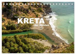 Kreta – der Westen (Tischkalender 2024 DIN A5 quer), CALVENDO Monatskalender von Schickert,  Peter