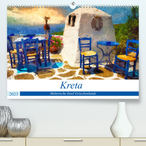 Kreta – Malerische Insel Griechenlands (Premium, hochwertiger DIN A2 Wandkalender 2023, Kunstdruck in Hochglanz) von Frost,  Anja