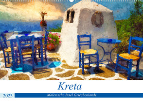 Kreta – Malerische Insel Griechenlands (Wandkalender 2023 DIN A2 quer) von Frost,  Anja