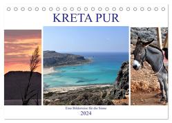 Kreta Pur – Eine Bilderreise für die Sinne (Tischkalender 2024 DIN A5 quer), CALVENDO Monatskalender von Denkmayrs,  by