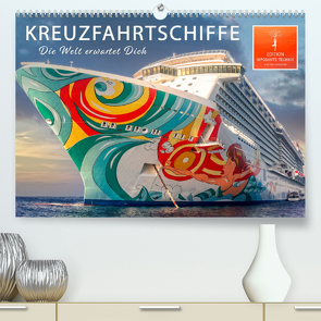 Kreuzfahrtschiffe – die Welt erwartet Dich (Premium, hochwertiger DIN A2 Wandkalender 2022, Kunstdruck in Hochglanz) von Roder,  Peter