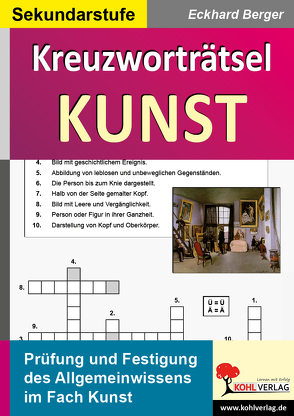 Kreuzworträtsel Kunst von Berger,  Eckhard