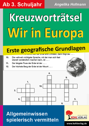 Kreuzworträtsel Wir in Europa von Hofmann,  Angelika