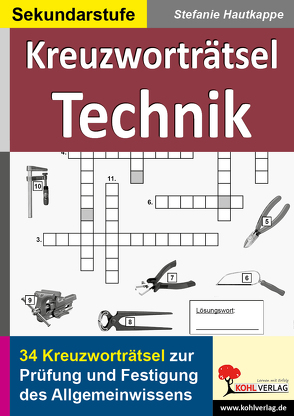 Kreuzworträtsel Technik von Hautkappe,  Stefanie