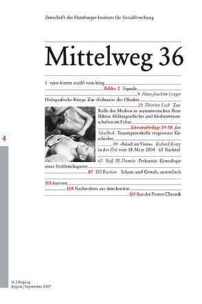 Krieg und Medien von Bastian,  Till, Damitz,  Ralf M, Kraushaar,  Wolfgang, Lenger,  Hans J, Loch,  Thorsten, Reemtsma,  Jan Ph, Rorty,  Richard, Süselbeck,  Jan