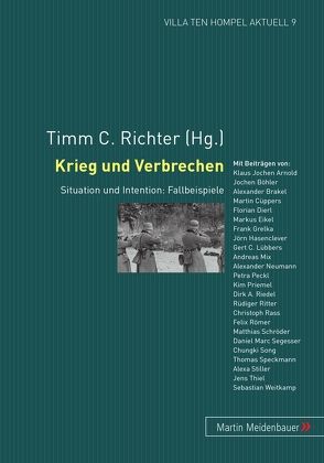 Krieg und Verbrechen von Richter,  Timm