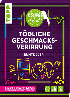 Krimi al dente – Bunte 90er – Tödliche Geschmacksverirrung von Grünwald,  Illina, Rehm,  Sara