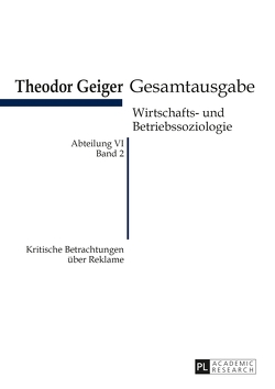 Kritische Betrachtungen über Reklame von Rodax,  Klaus