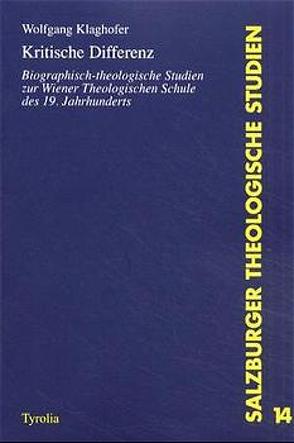 Kritische Differenz von Bucher,  Anton A, Klaghofer,  Wolfgang, Nikolasch,  Franz, Reiterer,  Friedrich, Schmidinger,  Heinrich, Wolbert,  Werner