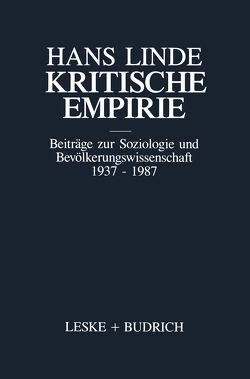 Kritische Empirie von Linde,  Hans